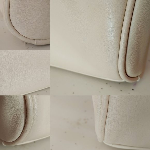 Vtg 80s Coach Crossbody Purse in the color Bone! - Picture 8 of 8